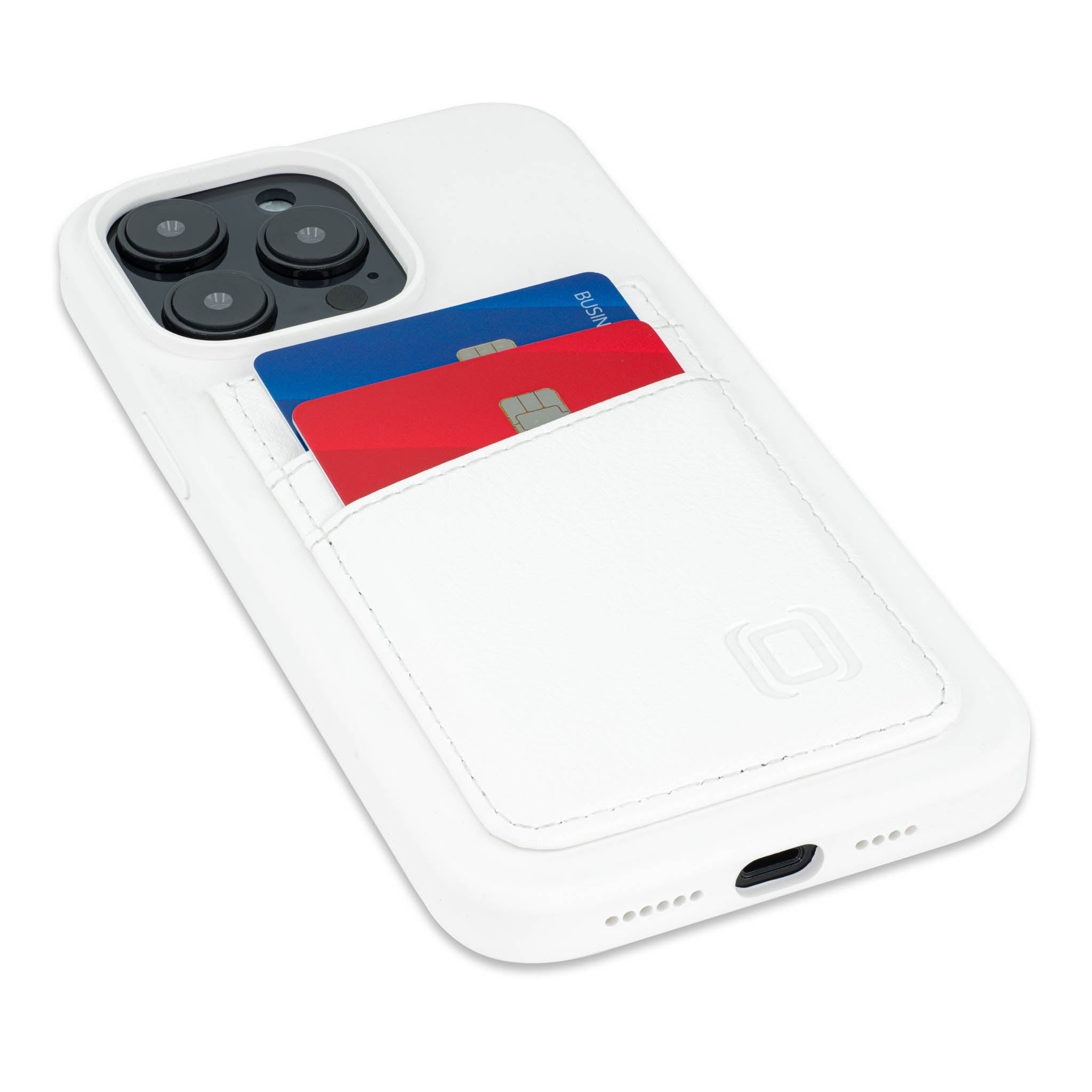 iPhone 14 Pro Max Silicone M2L Card Case [White]