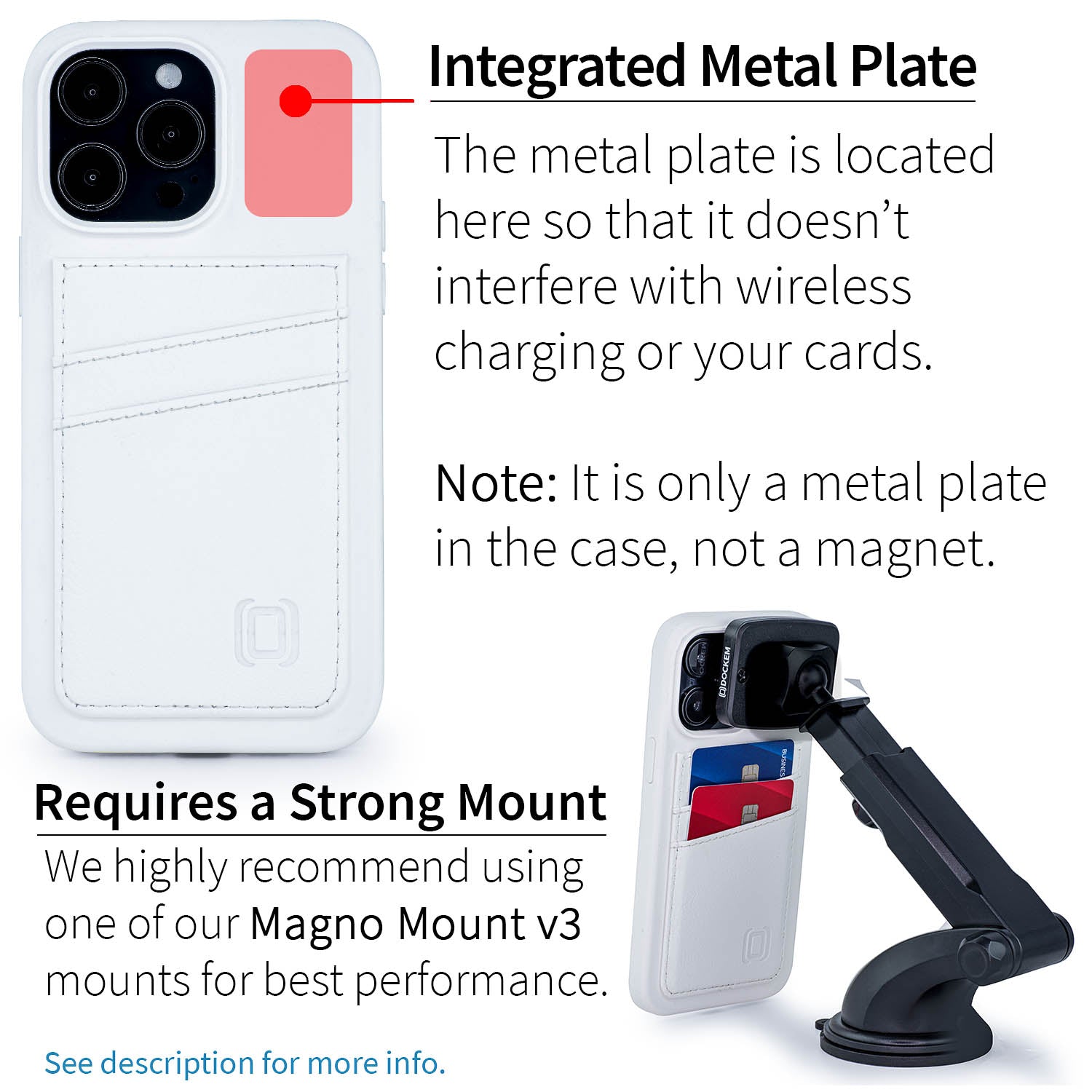 iPhone 14 Pro Max Silicone M2L Card Case [White]