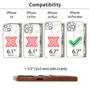 iPhone 14 Pro Max Exec M2 Card Case [Brown]