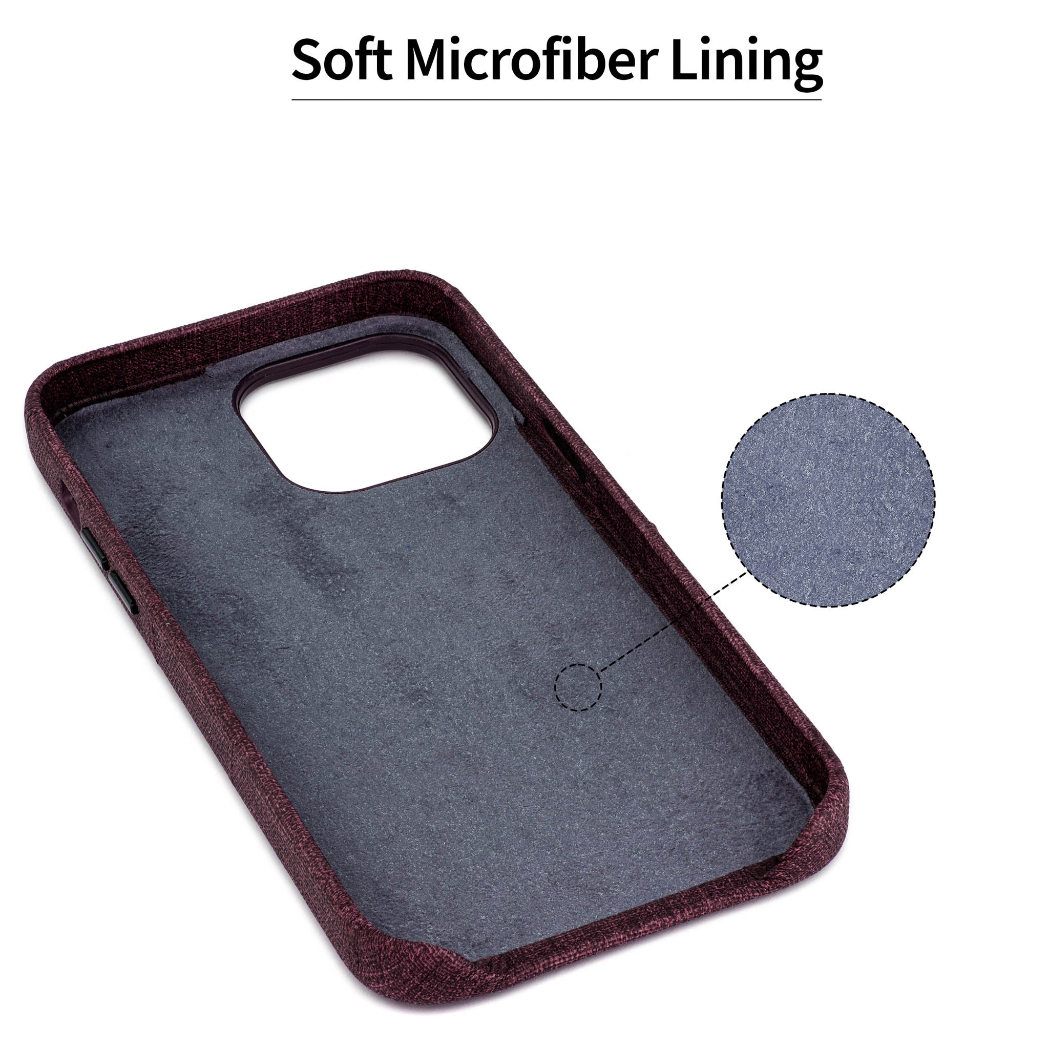 iPhone 14 Pro Max Luxe M2 Card Case [Burgundy]