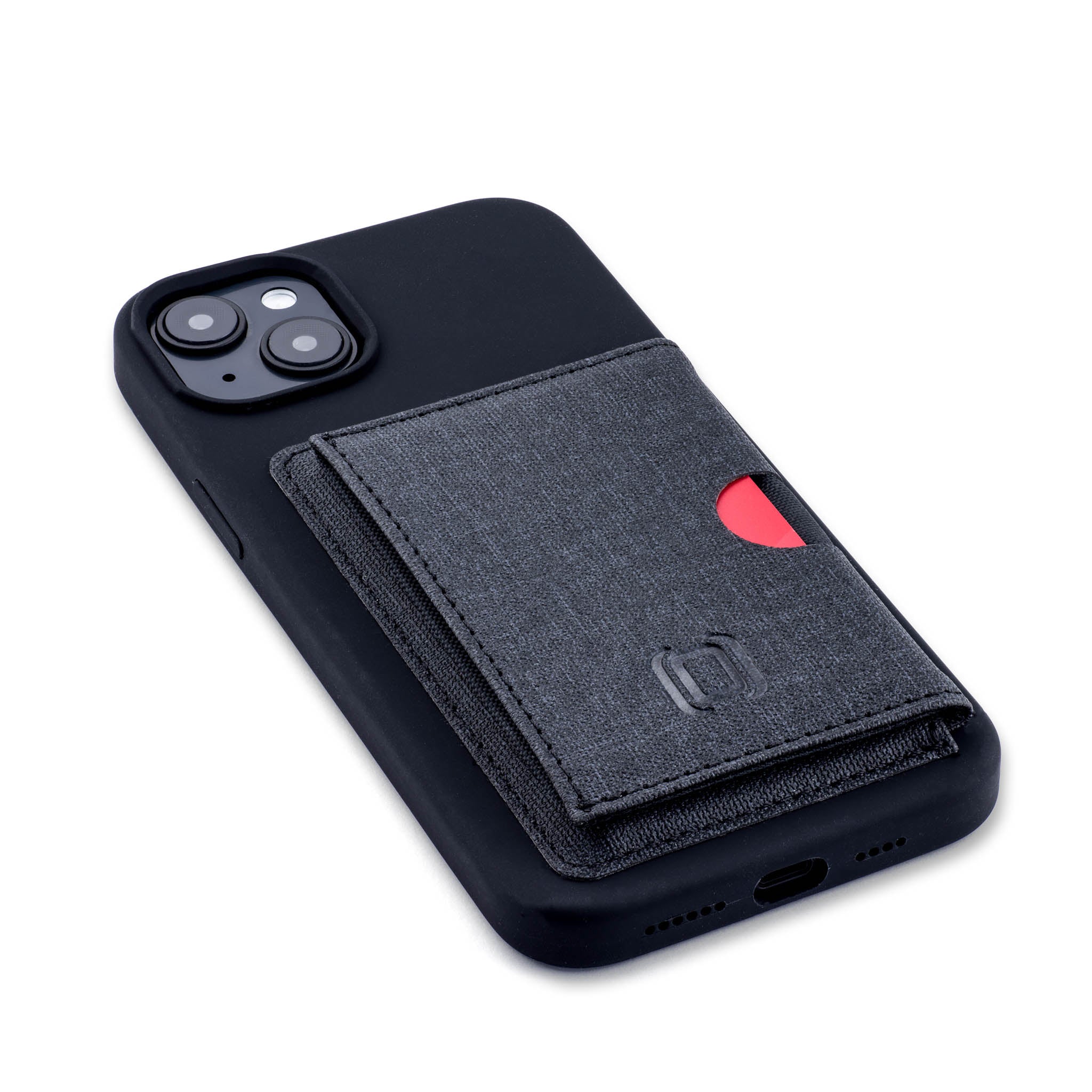 iPhone 14 Plus Flip Card Case [Black]