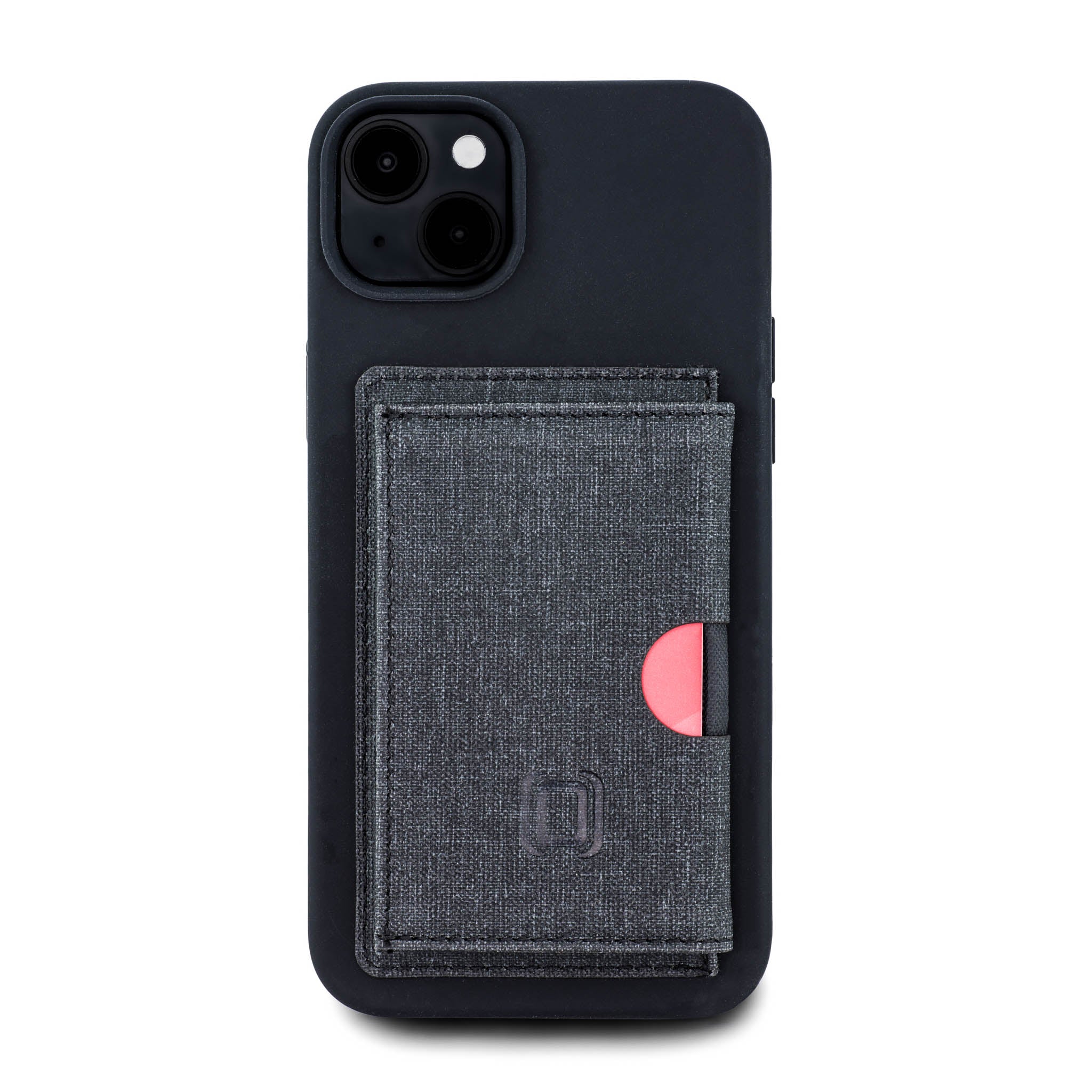 iPhone 14 Plus Flip Card Case [Black]