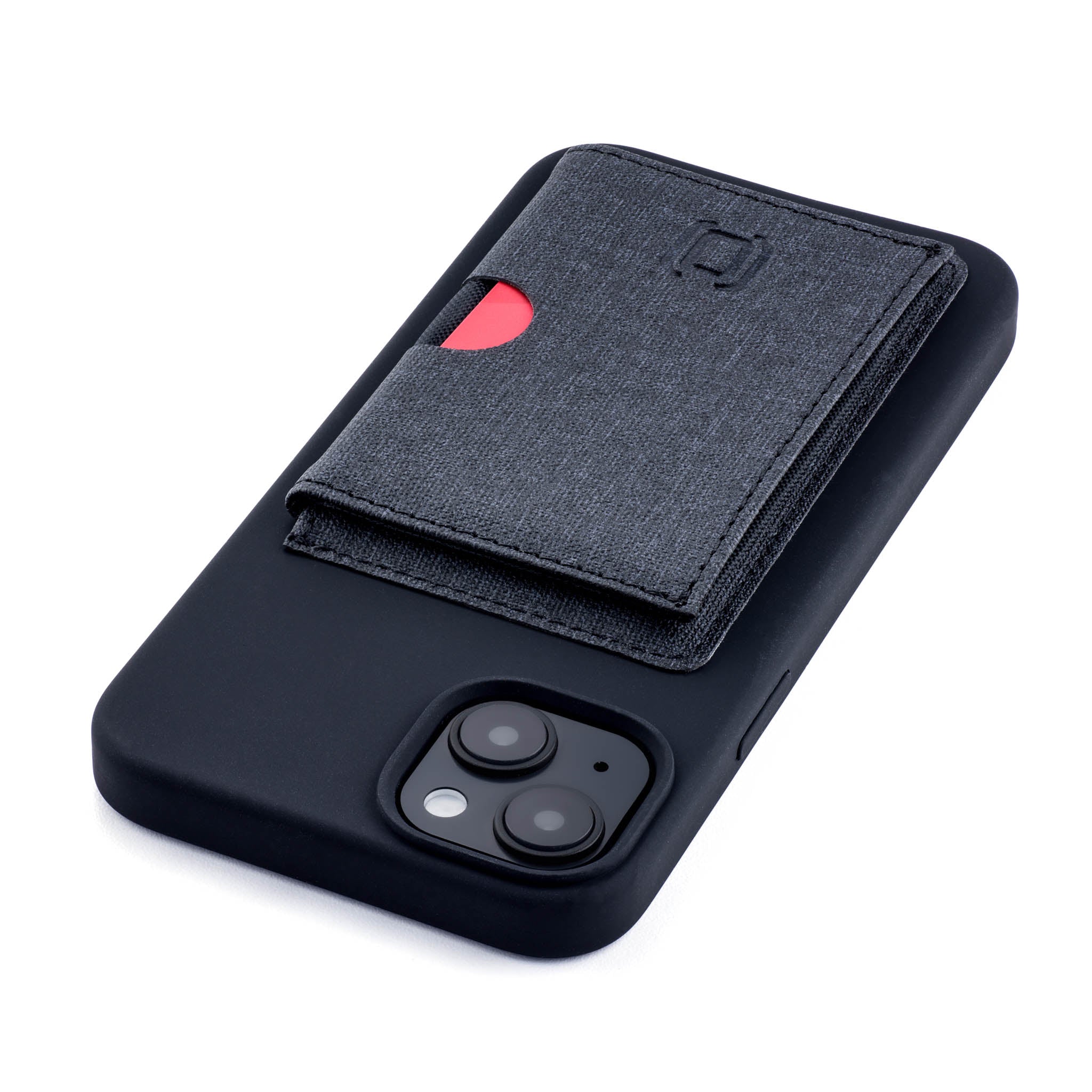 iPhone 14 Plus Flip Card Case [Black]