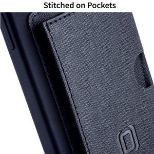 iPhone 14 Plus Flip Card Case [Black]