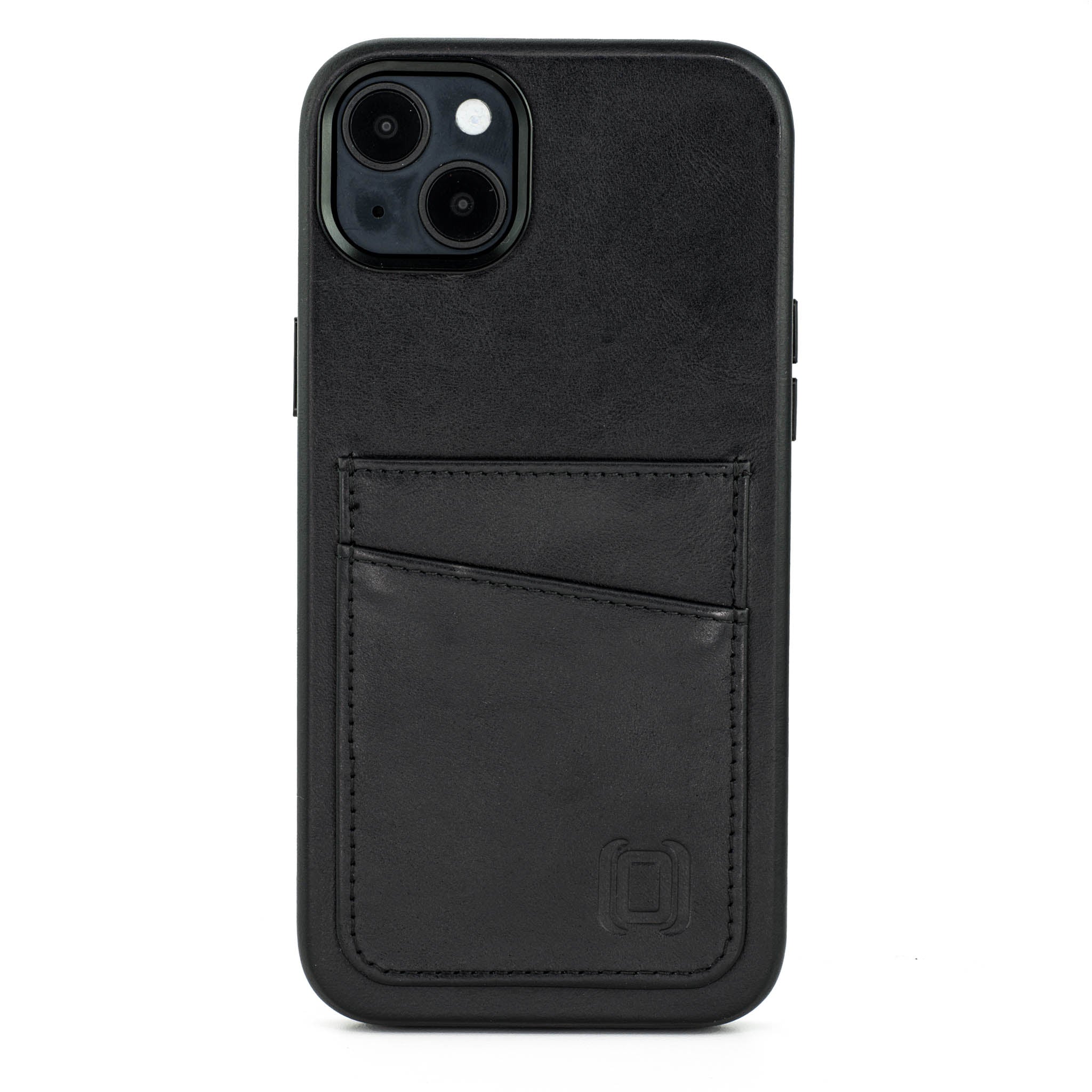 iPhone 14 Plus Genuine Leather M2GL Card Case [Black]