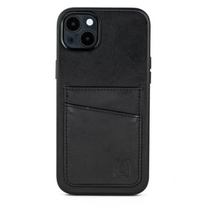 iPhone 14 Plus Genuine Leather M2GL Card Case [Black]