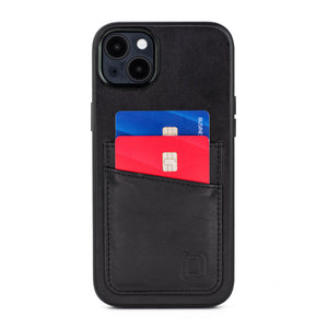 iPhone 14 Plus Genuine Leather M2GL Card Case [Black]