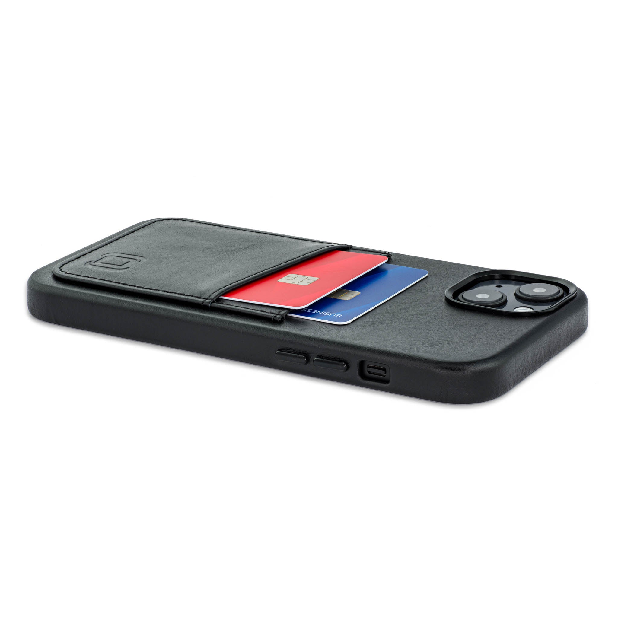 iPhone 14 Plus Genuine Leather M2GL Card Case [Black]