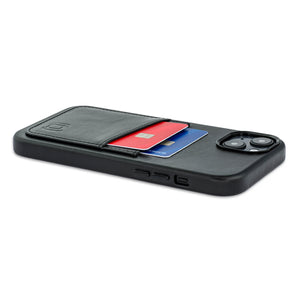 iPhone 14 Plus Genuine Leather M2GL Card Case [Black]