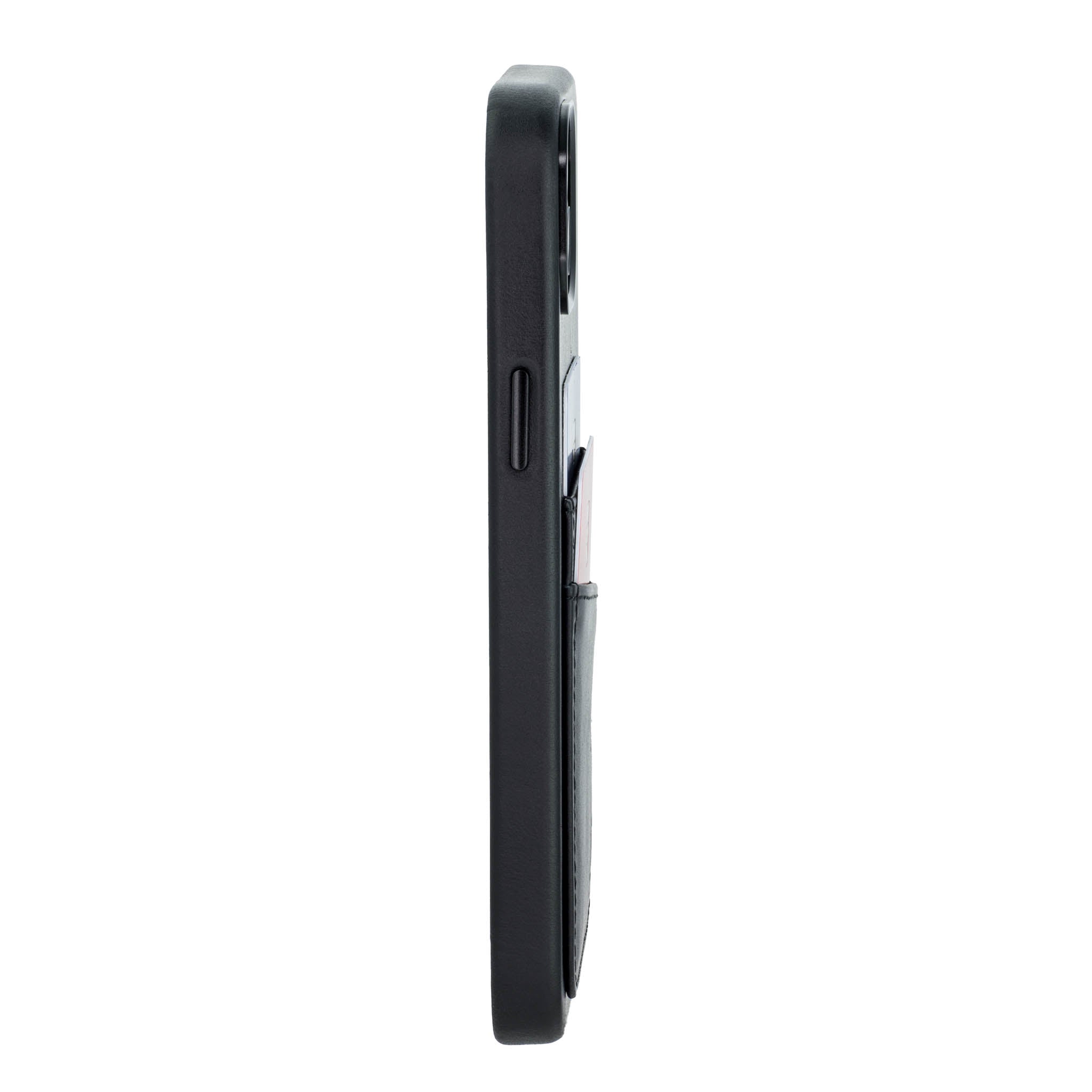 iPhone 14 Plus Genuine Leather M2GL Card Case [Black]