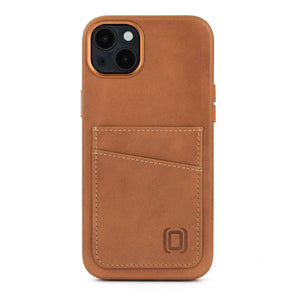 iPhone 14 Plus Genuine Leather M2GL Card Case [Light Brown]