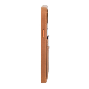 iPhone 14 Plus Genuine Leather M2GL Card Case [Light Brown]