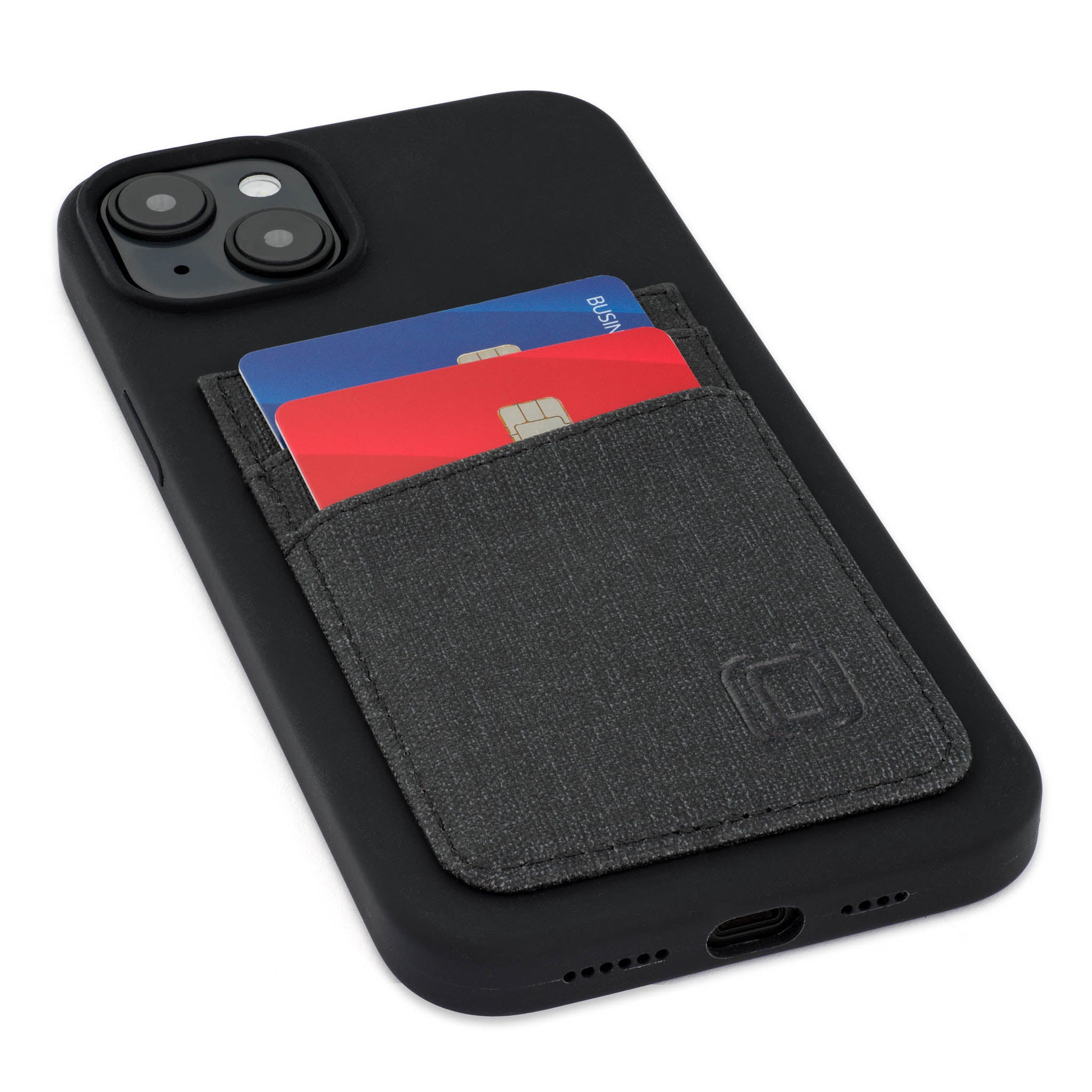 iPhone 14 Plus Silicone M2L Card Case [Black]