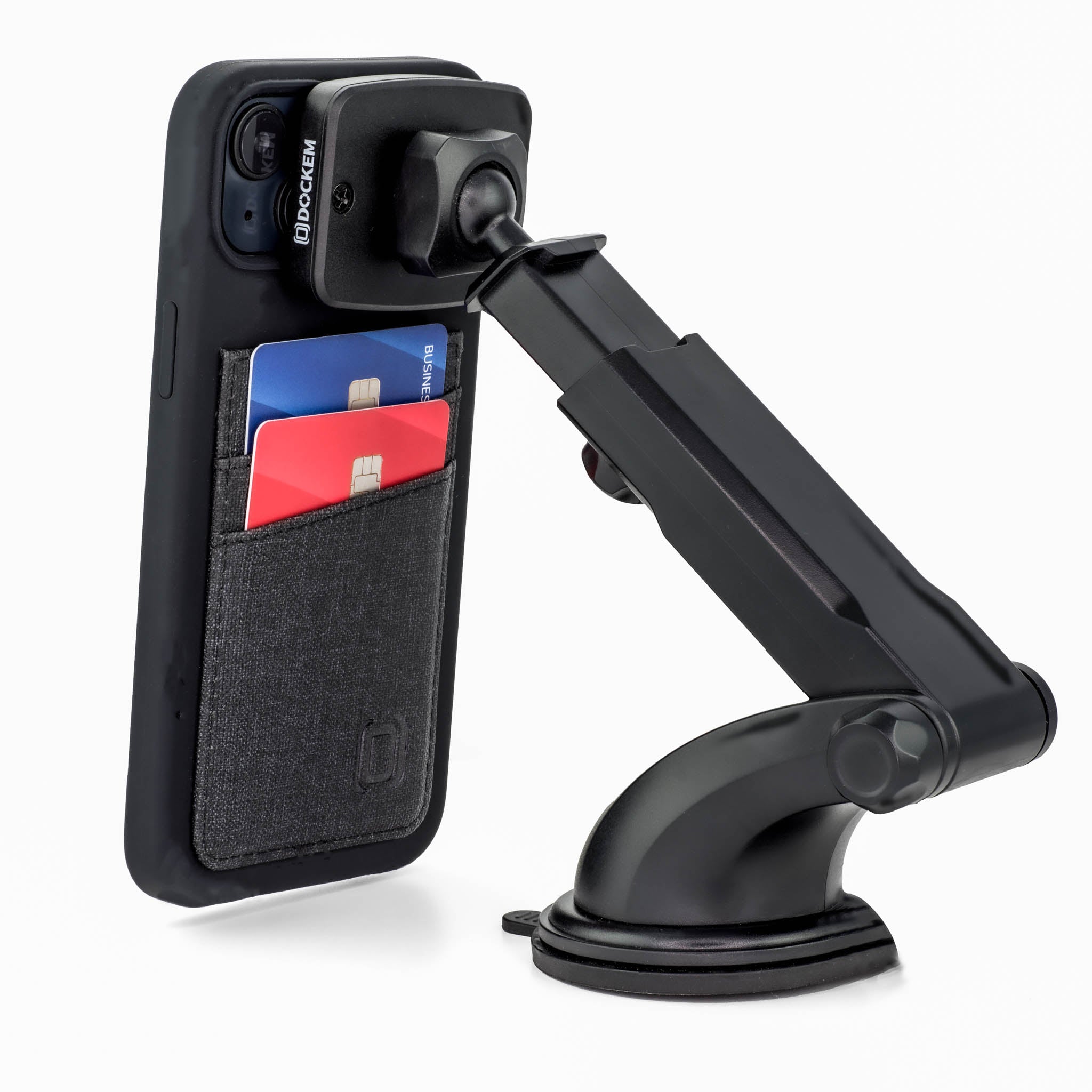 iPhone 14 Plus Silicone M2L Card Case [Black]