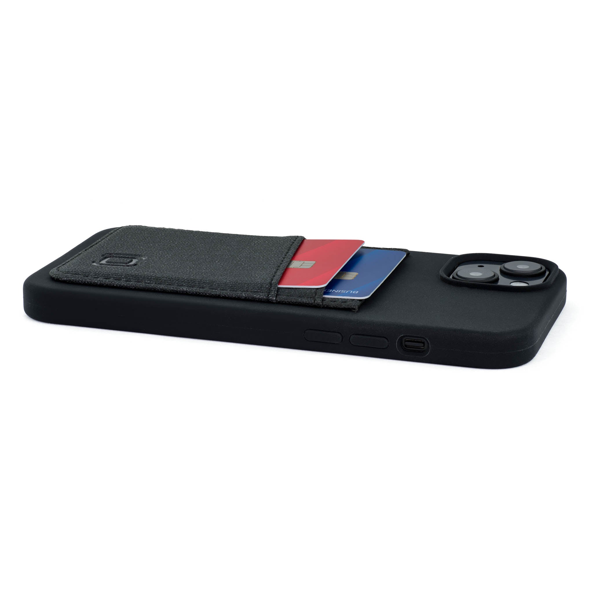 iPhone 14 Plus Silicone M2L Card Case [Black]