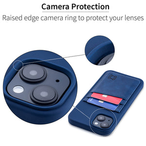 iPhone 14 Plus Silicone M2L Card Case [Navy]