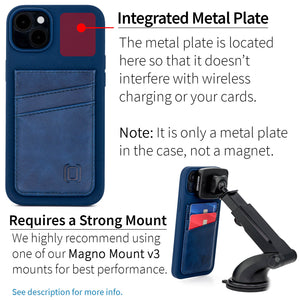 iPhone 14 Plus Silicone M2L Card Case [Navy]