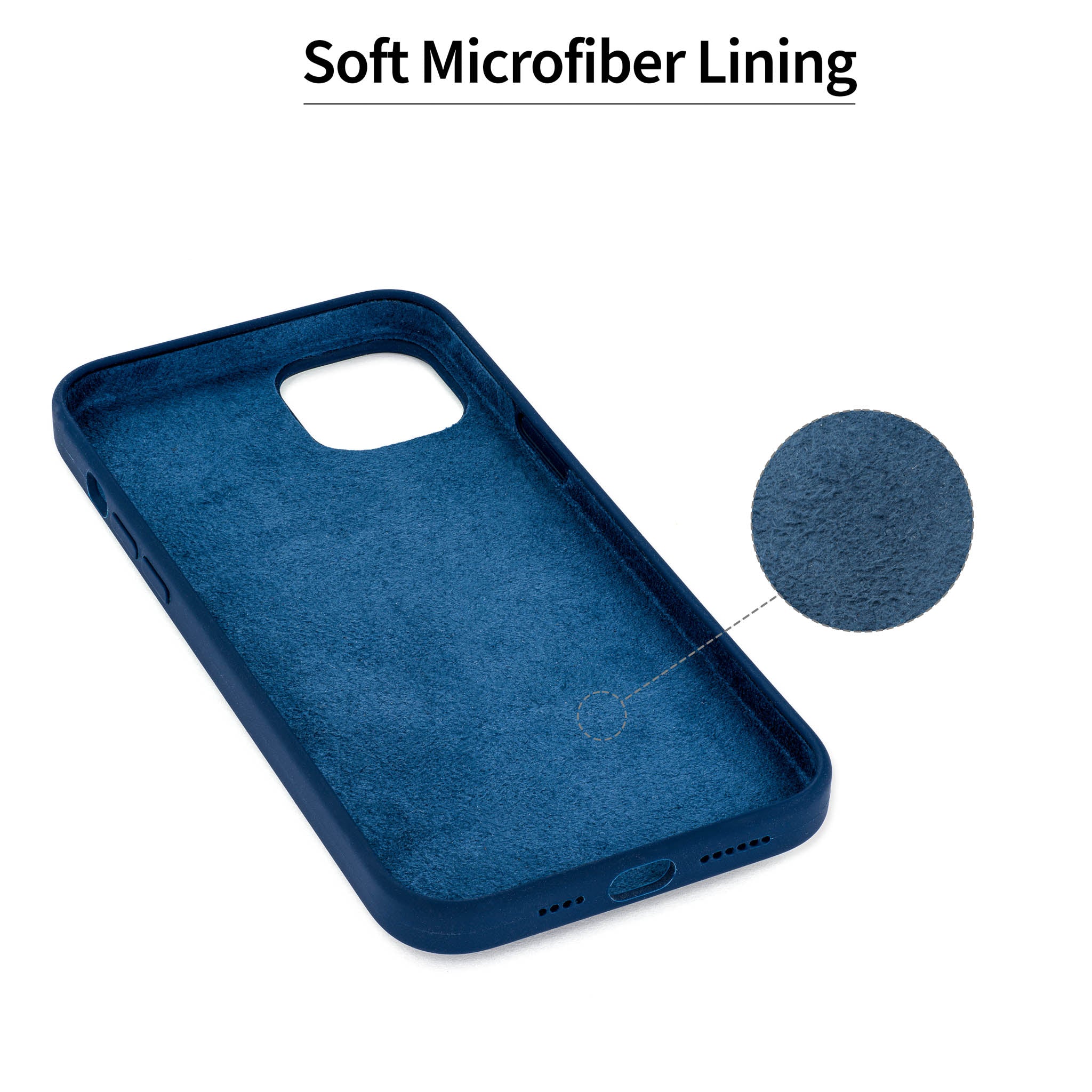 iPhone 14 Plus Silicone M2L Card Case [Navy]