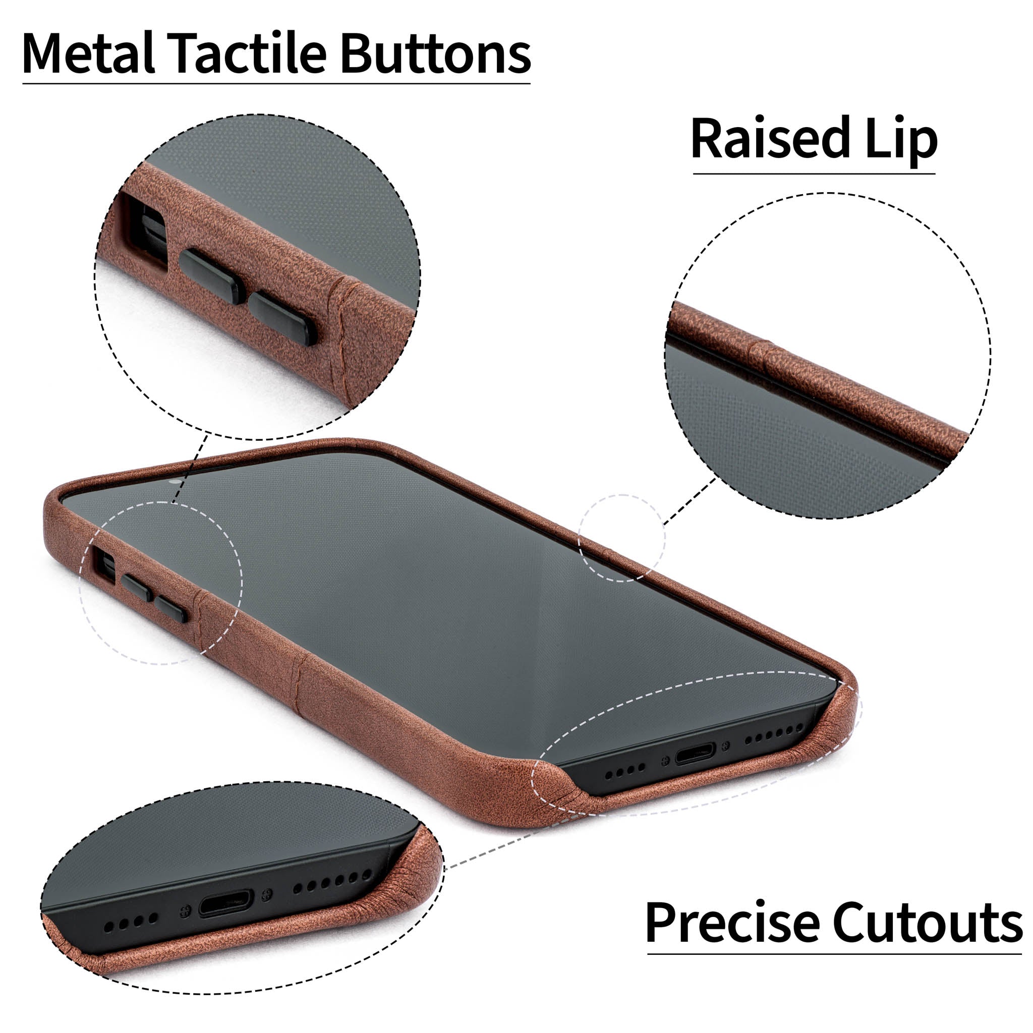 iPhone 14 Plus Exec M2 Card Case [Brown]