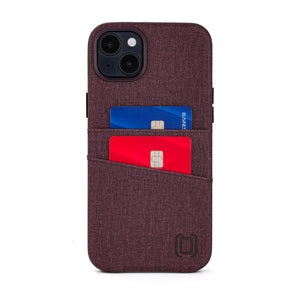 iPhone 14 Plus Luxe M2 Card Case [Burgundy]