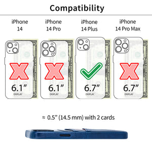 iPhone 14 Plus Exec M2 Card Case [Navy]