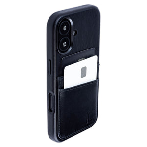 iPhone 16 Genuine Leather M2GL Card Case [Black]