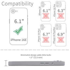 apex case compatibility with iphone 17e and 16e