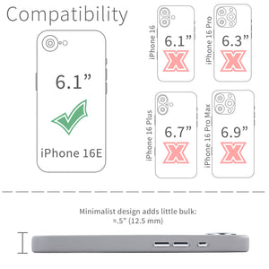 apex case compatibility with iphone 16e