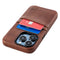 iPhone 15 Pro Exec M2 Card Case [Brown]