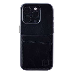 iPhone 15 Pro Genuine Leather M2GL Card Case [Black]