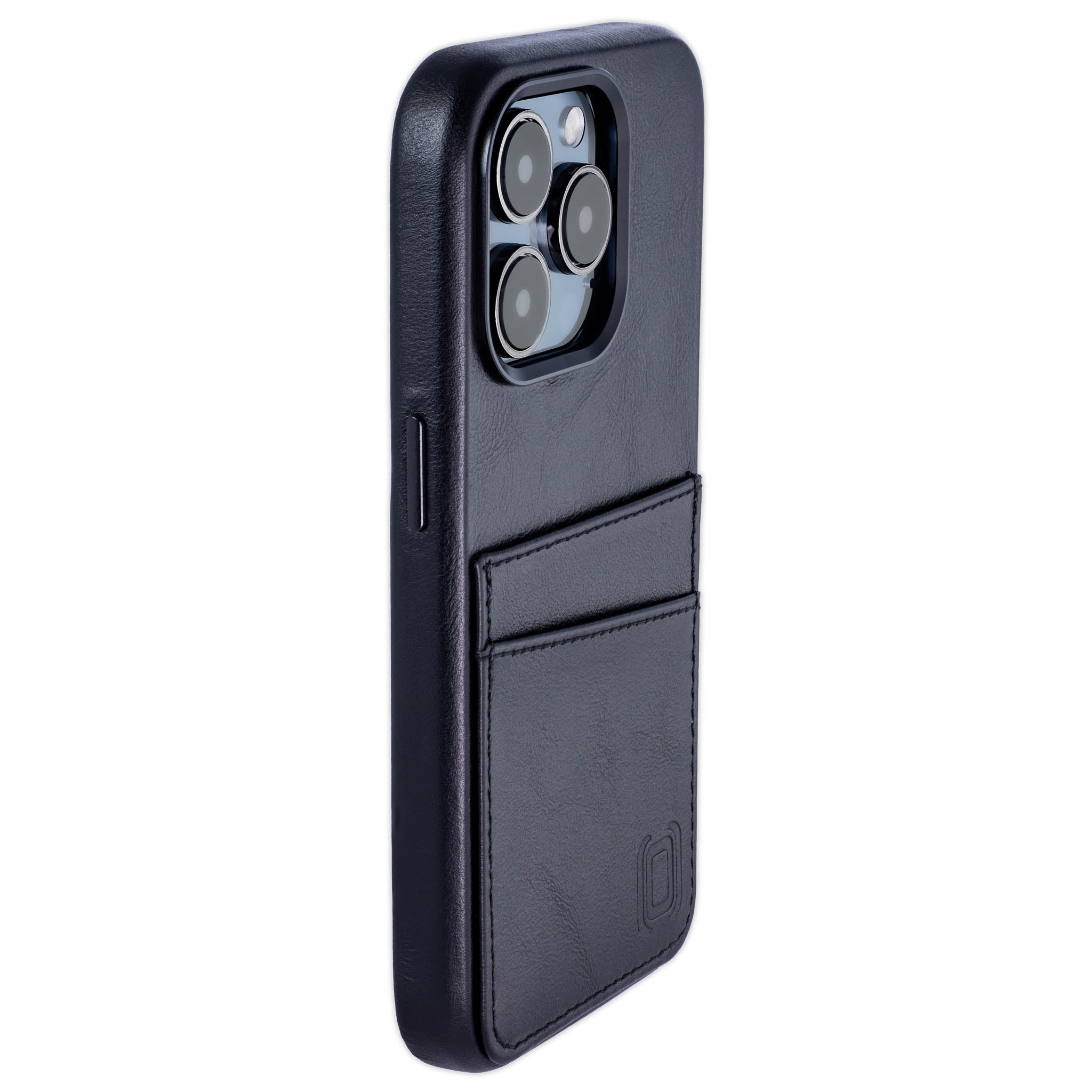 iPhone 15 Pro Genuine Leather M2GL Card Case [Black]