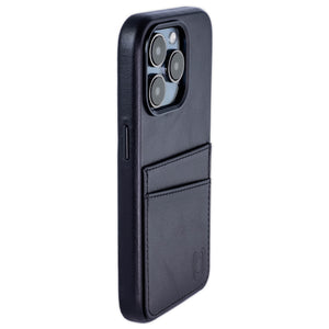iPhone 15 Pro Genuine Leather M2GL Card Case [Black]