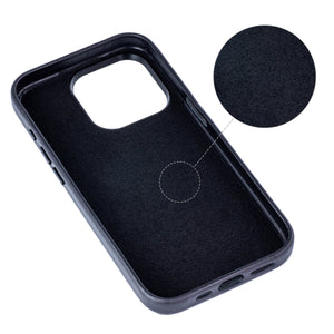 iPhone 15 Pro Genuine Leather M2GL Card Case [Black]