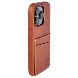 iPhone 15 Pro Genuine Leather M2GL Card Case [Light Brown]
