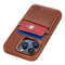 iPhone 15 Pro Genuine Leather M2GL Card Case [Light Brown]