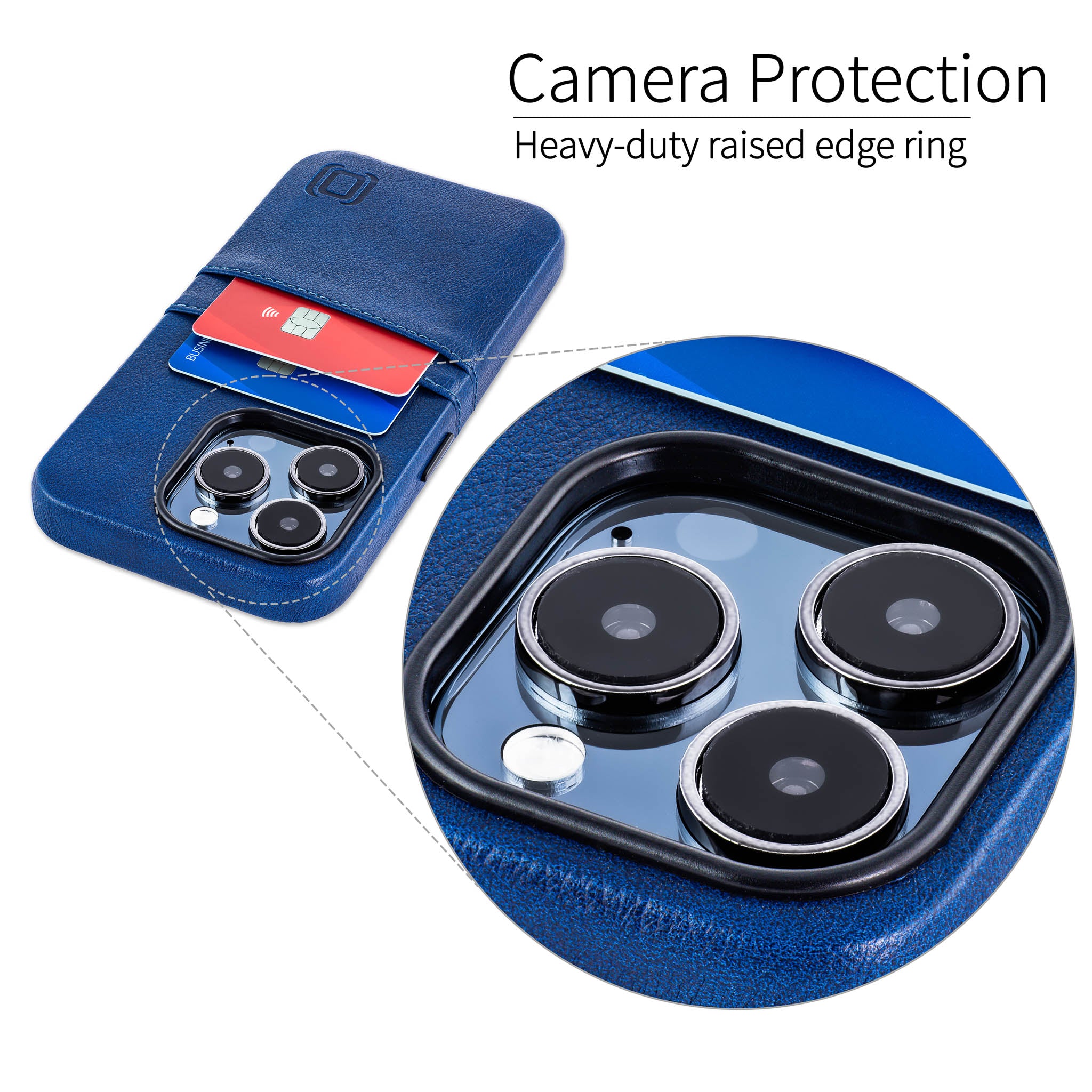 iPhone 15 Pro Exec M2 Card Case [Navy]