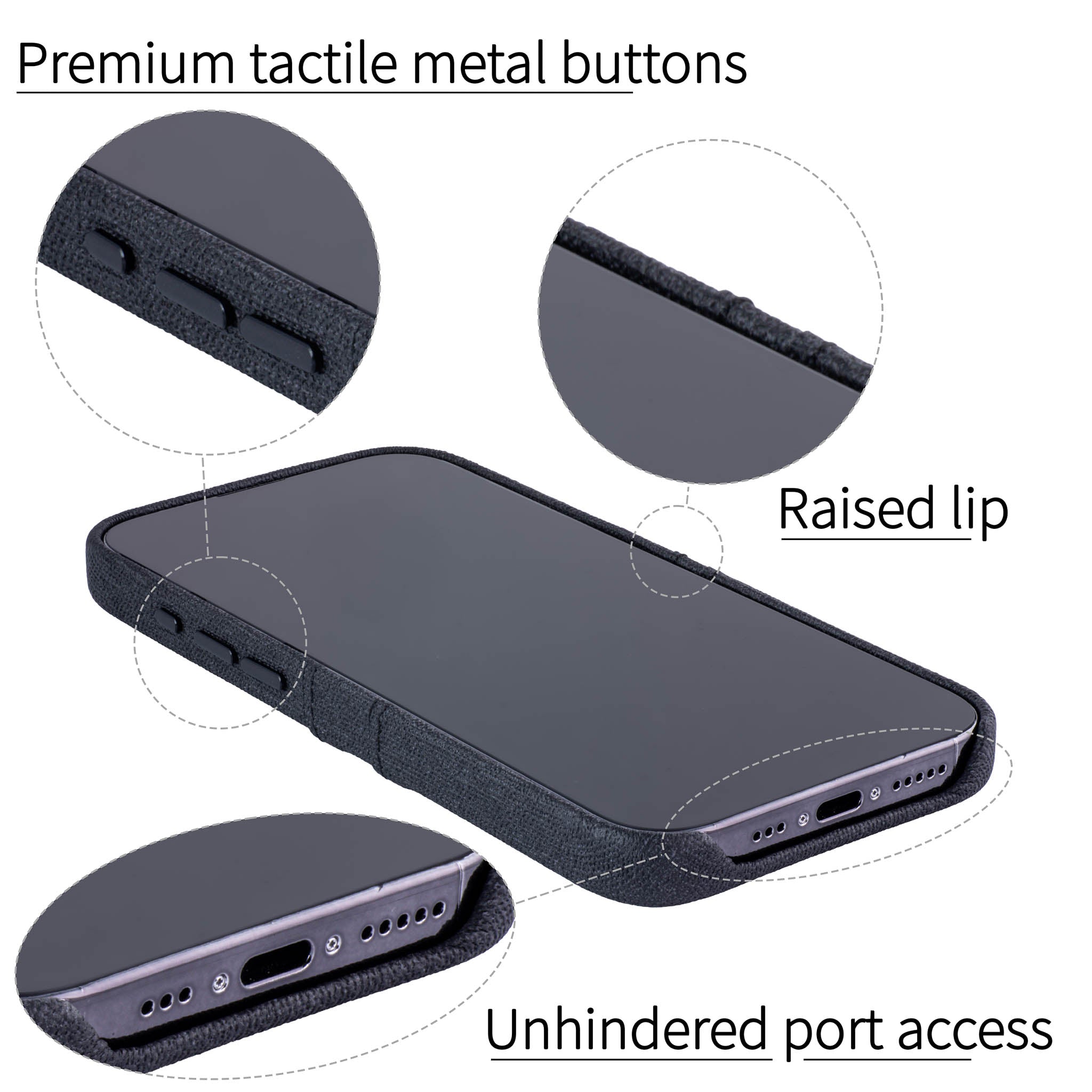 iPhone 15 Pro Luxe M2 Card Case [Black]