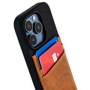 iPhone 15 Pro N2R Recycled Card Case [Light Brown]