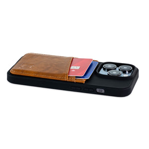 iPhone 15 Pro N2R Recycled Card Case [Light Brown]