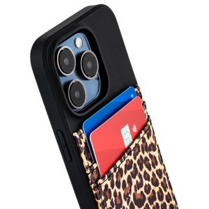 iPhone 15 Pro N2R Recycled Card Case [Leopard]