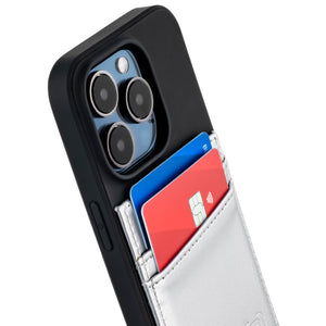 iPhone 15 Pro N2R Recycled Card Case [Silver]