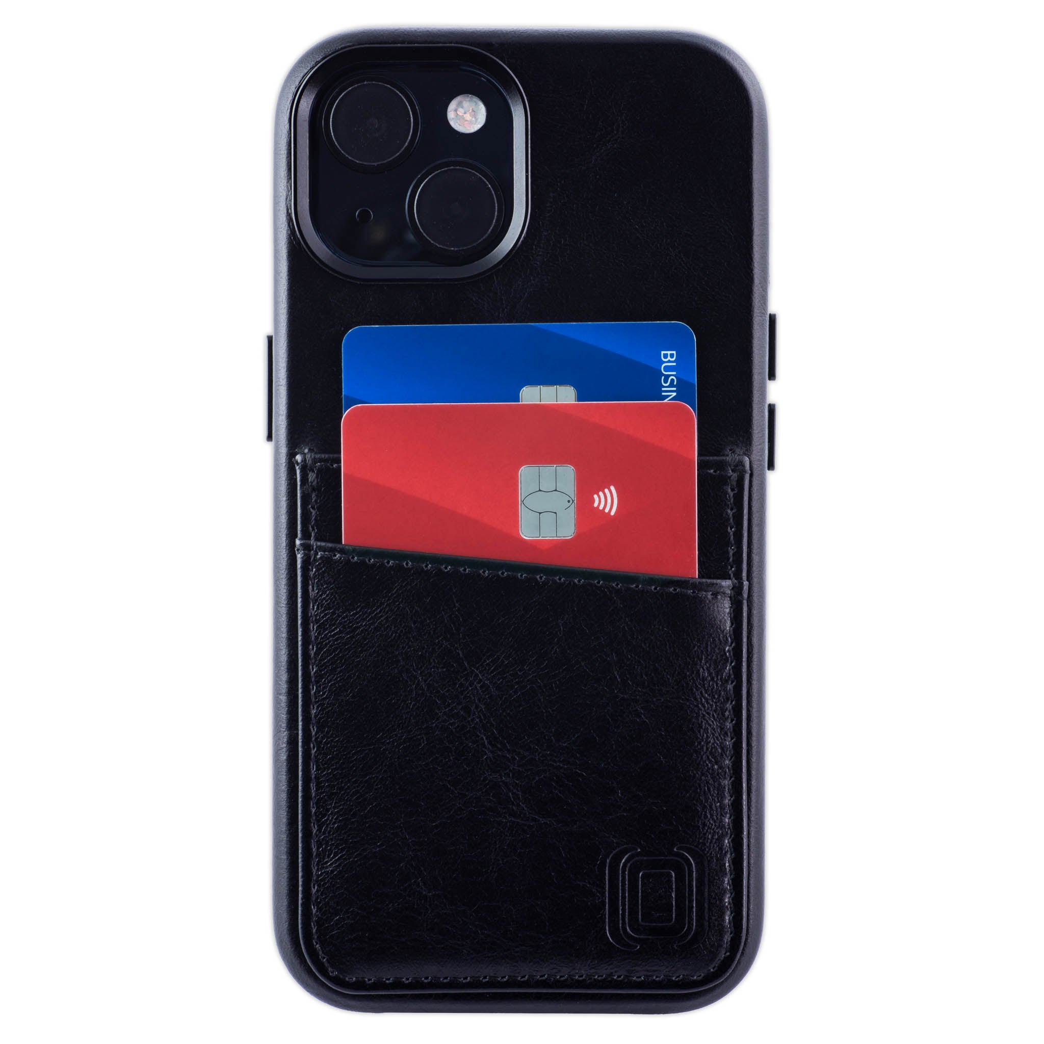iPhone 15 Genuine Leather M2GL Card Case [Black]
