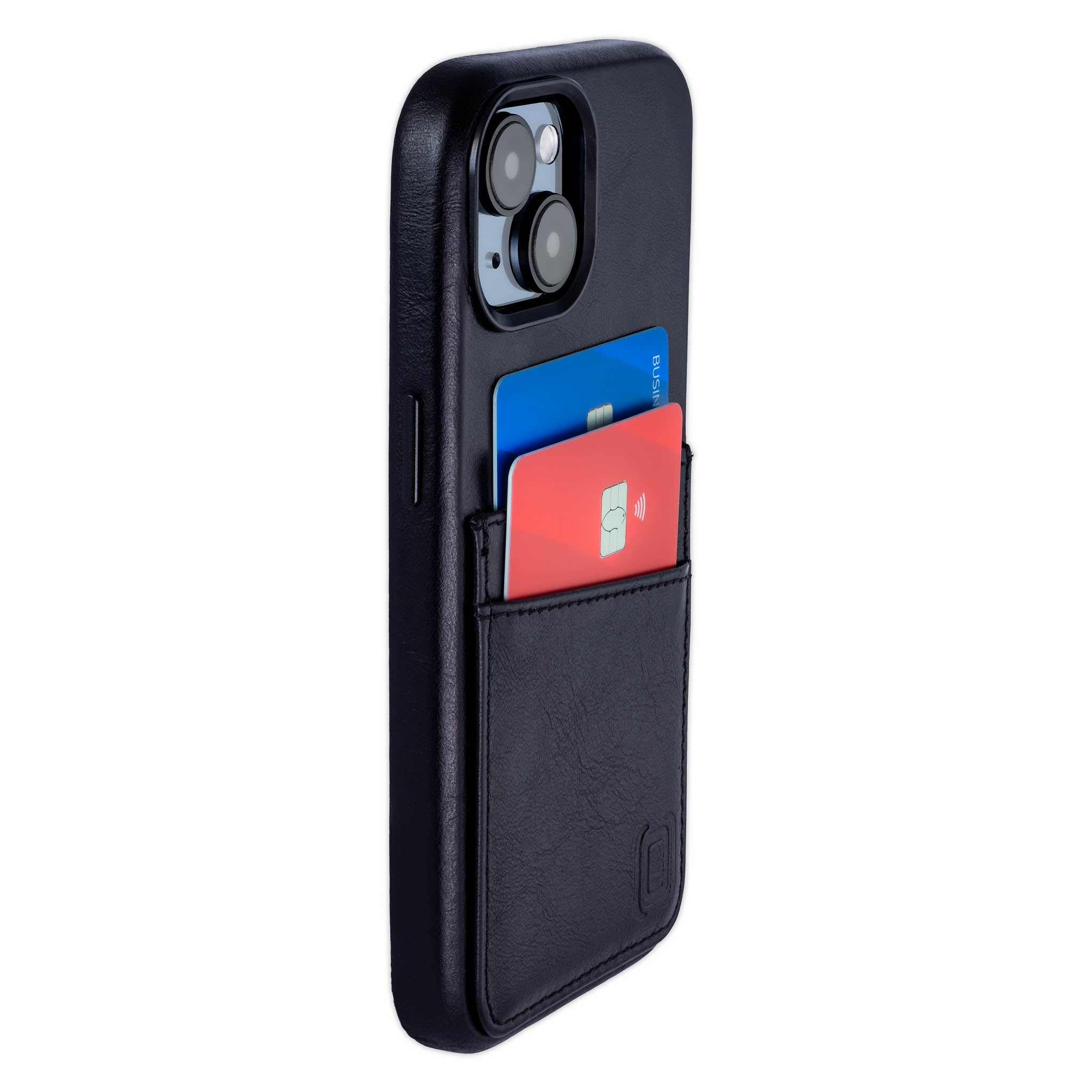 iPhone 15 Genuine Leather M2GL Card Case [Black]