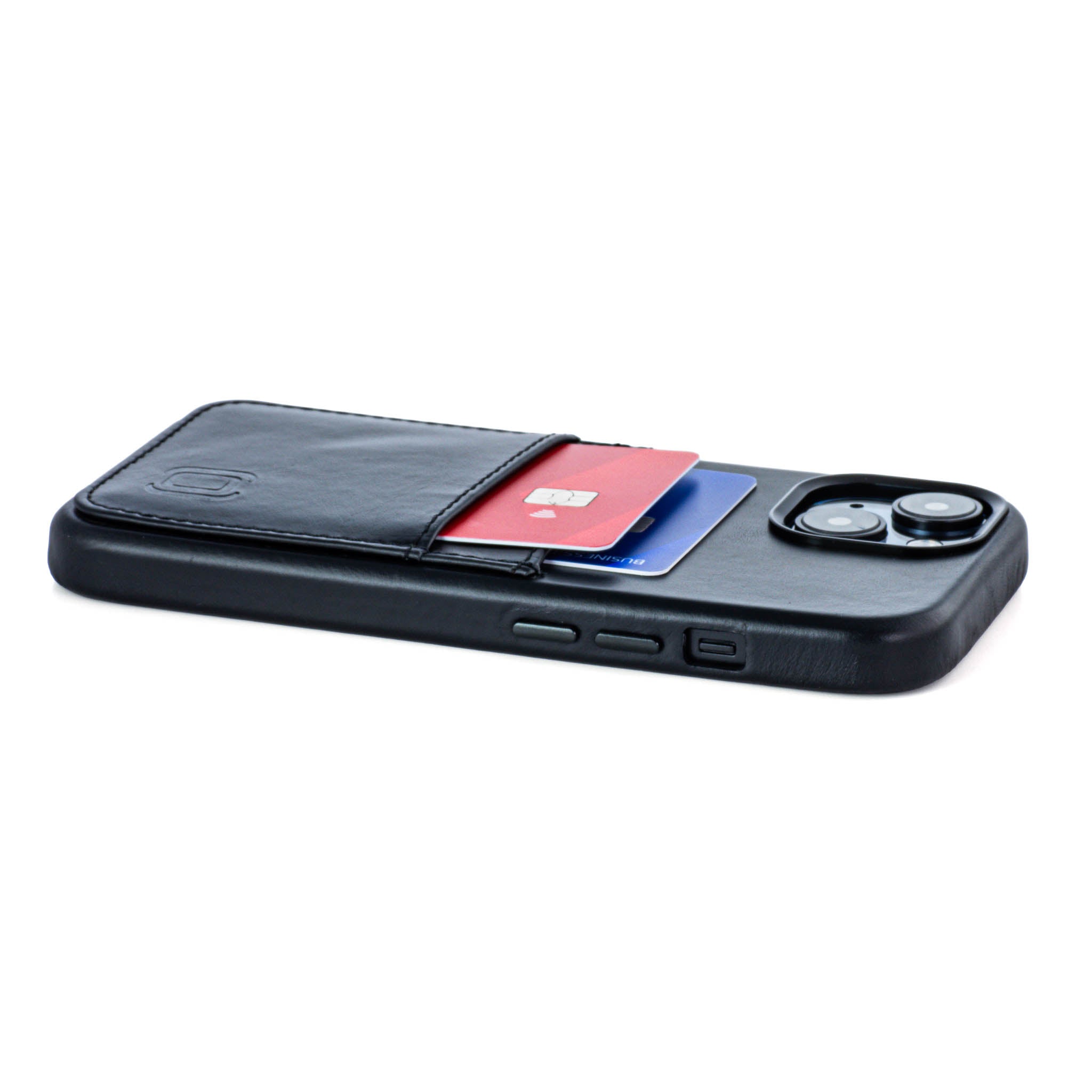 iPhone 15 Genuine Leather M2GL Card Case [Black]
