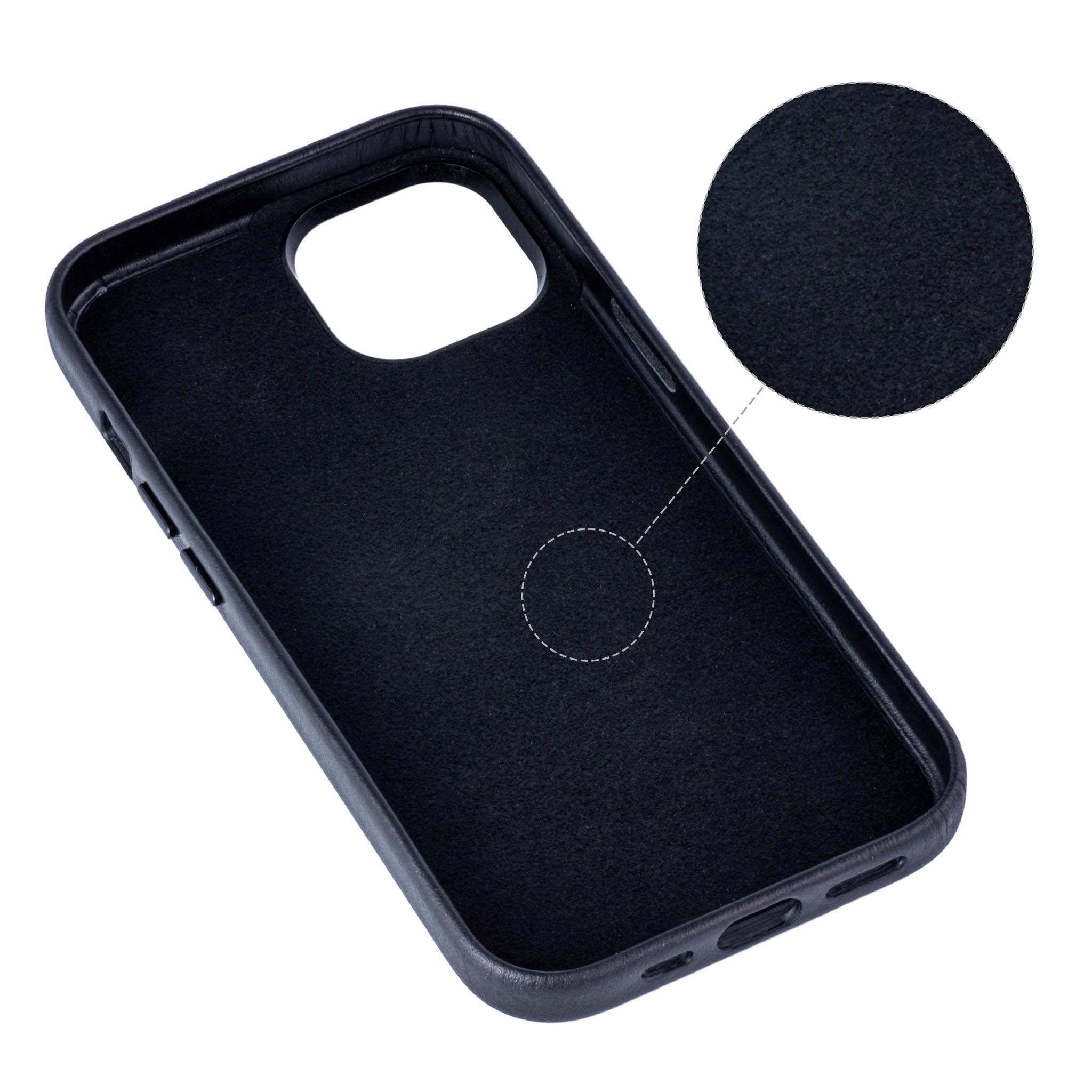 iPhone 15 Genuine Leather M2GL Card Case [Black]