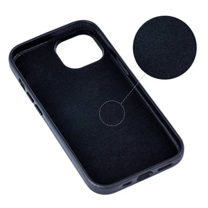 iPhone 15 Genuine Leather M2GL Card Case [Black]