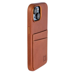 iPhone 15 Genuine Leather M2GL Card Case [Light Brown]