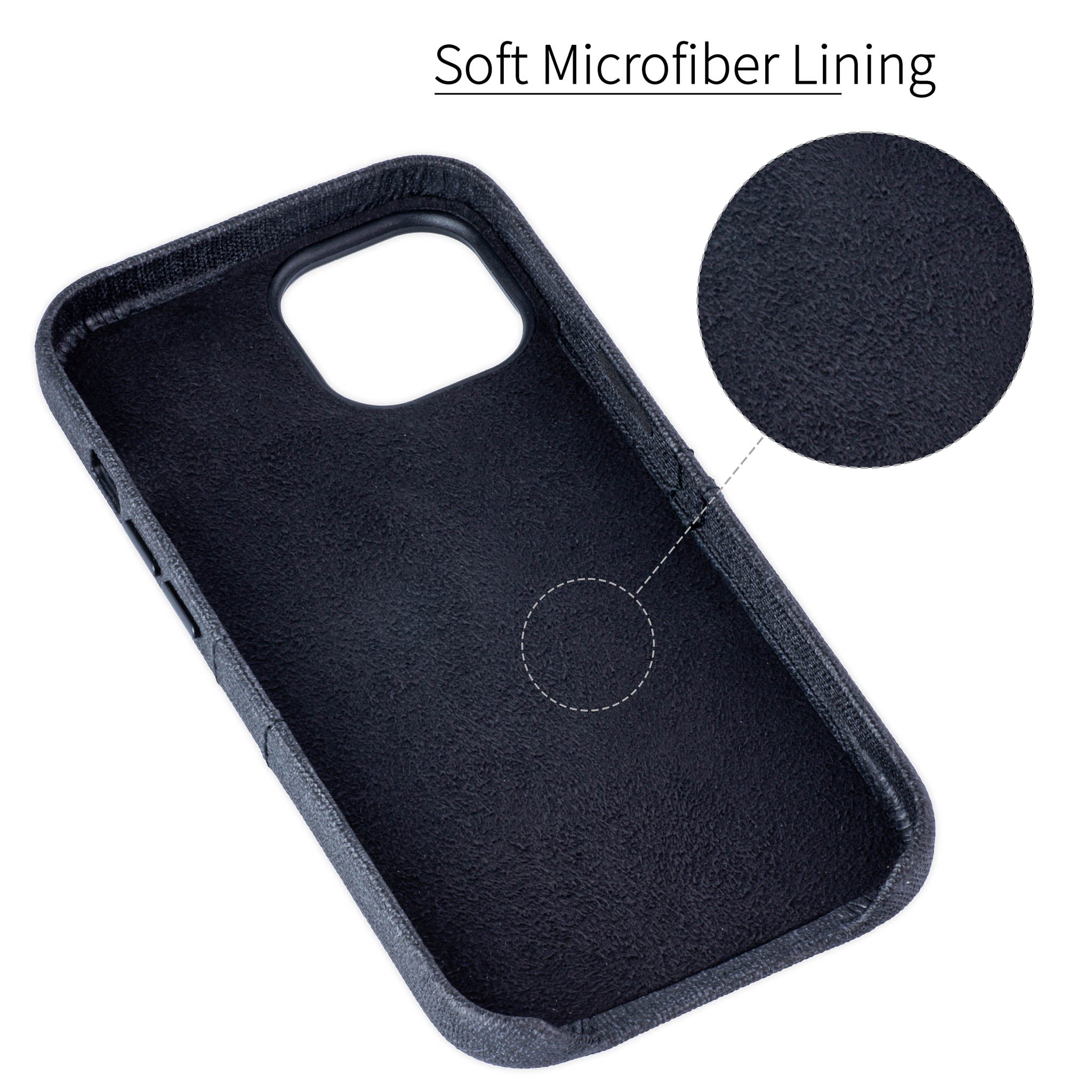 iPhone 15 Luxe M2 Card Case [Black]