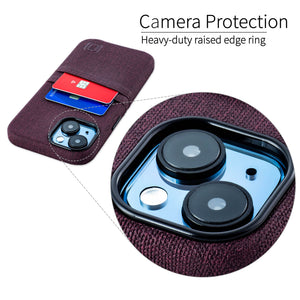 iPhone 15 Luxe M2 Card Case [Burgundy]