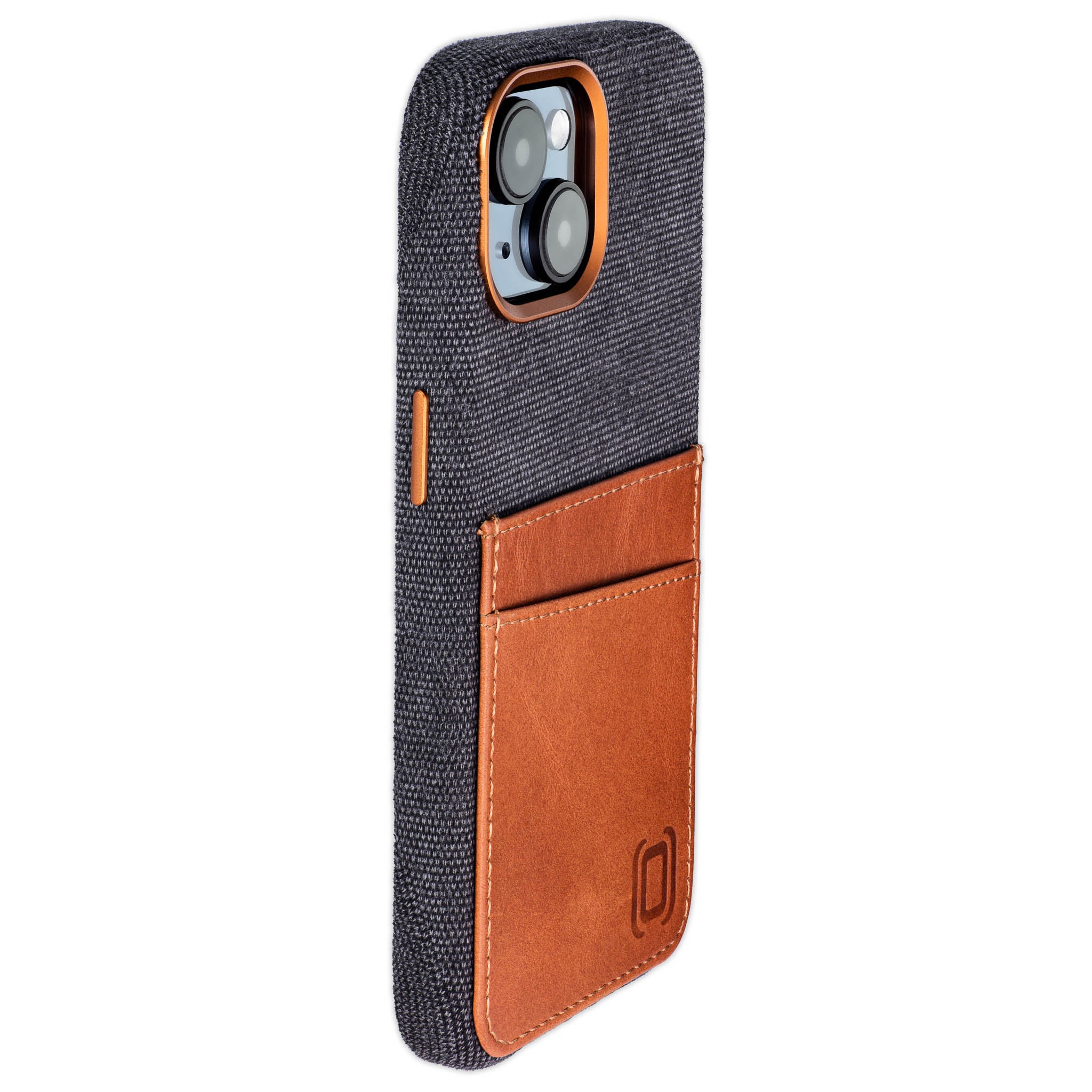 iPhone 15 Fabric M2F Card Case [Light Brown]